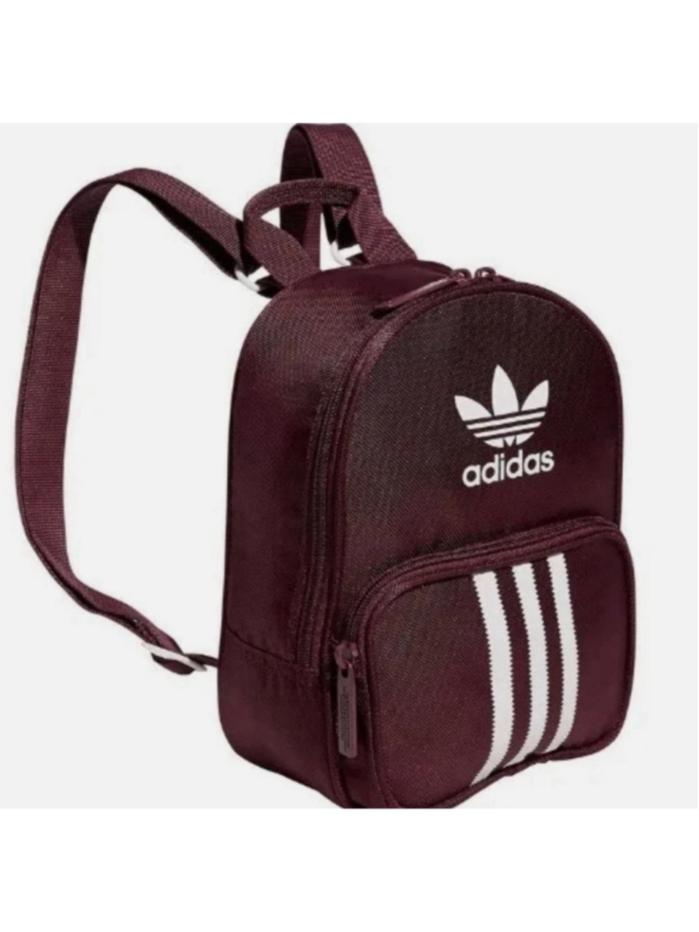 US Seller - Adidas Originals Mini Backpack Burgundy EX6726 Women’s Summer NWT
